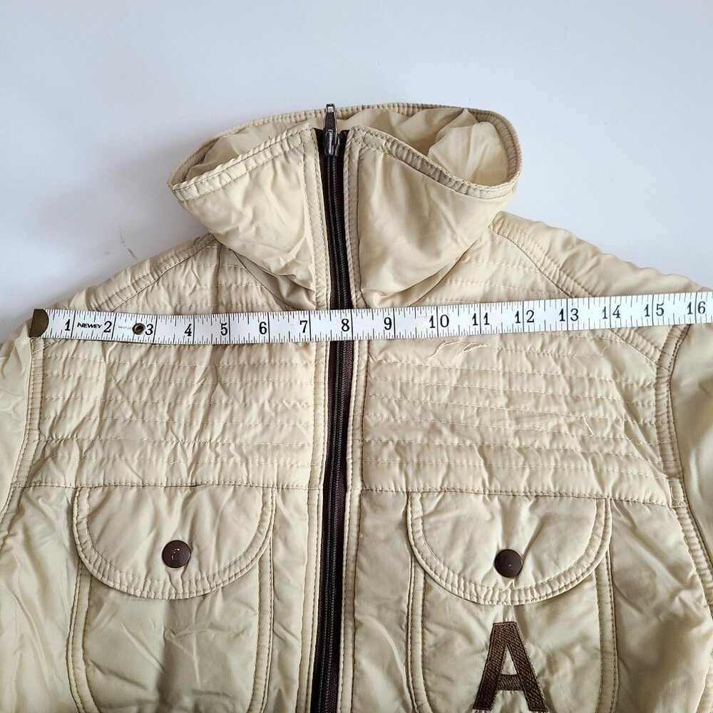 Vintage Styled by Americana 1970s-1980s beige short unisex jacket. - Picture 11 of 13